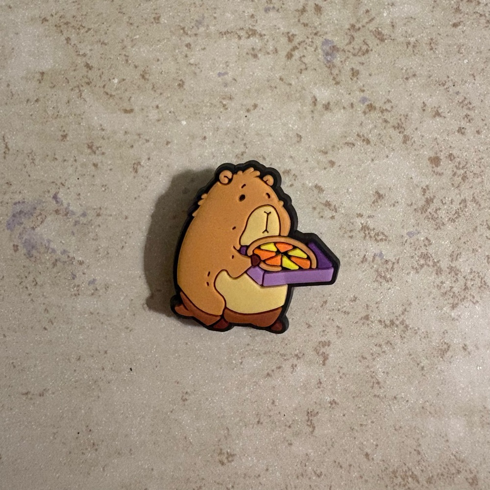 5/$15 CROCS jibbitz shoe charm Capybara